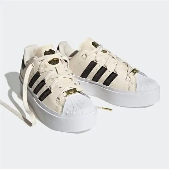 Women`s  Originals Superstar Bonega Platform Sneaker IF4827 White by Adidas