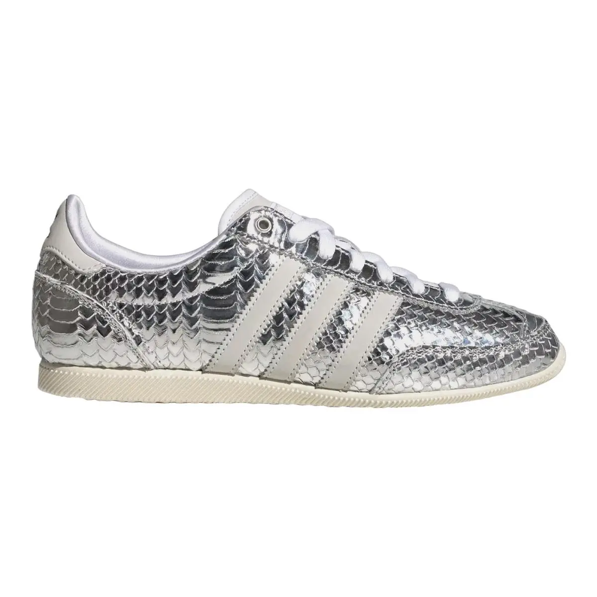 Japan Athletic Shoe Women Silver Metallic Silver Metallic 5-11 KH9017 by Adidas