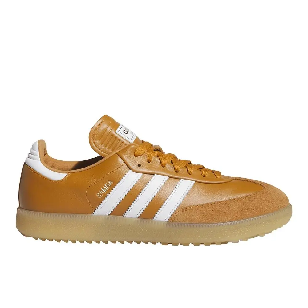 Adidas Samba Spikeless Golf Unisex Orange Sneakers Athletic Shoes SB1158-JR4466