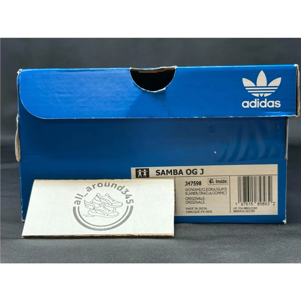 Adidas shoes - Adidas Samba OG J - Samba - JH7598 - White 24