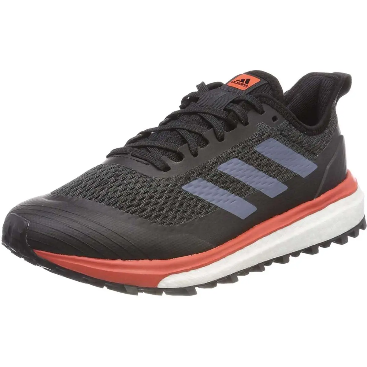 Women`s Athletic Shoes Response Trail Running Lace Up Sneakers Black by Adidas