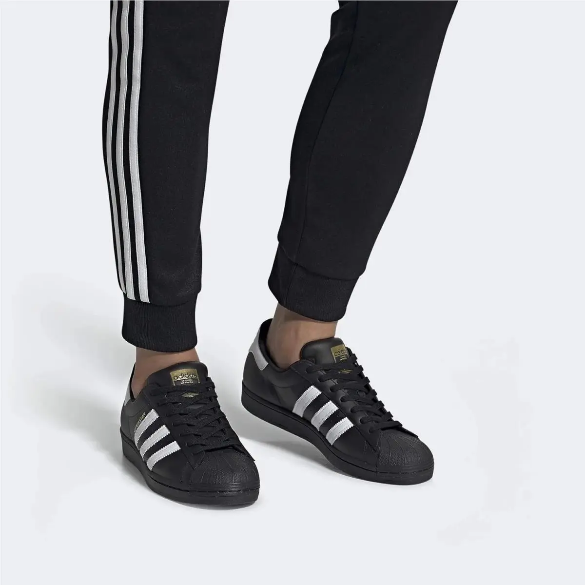 Adidas shoes - Black / White / Gold Metallic 5