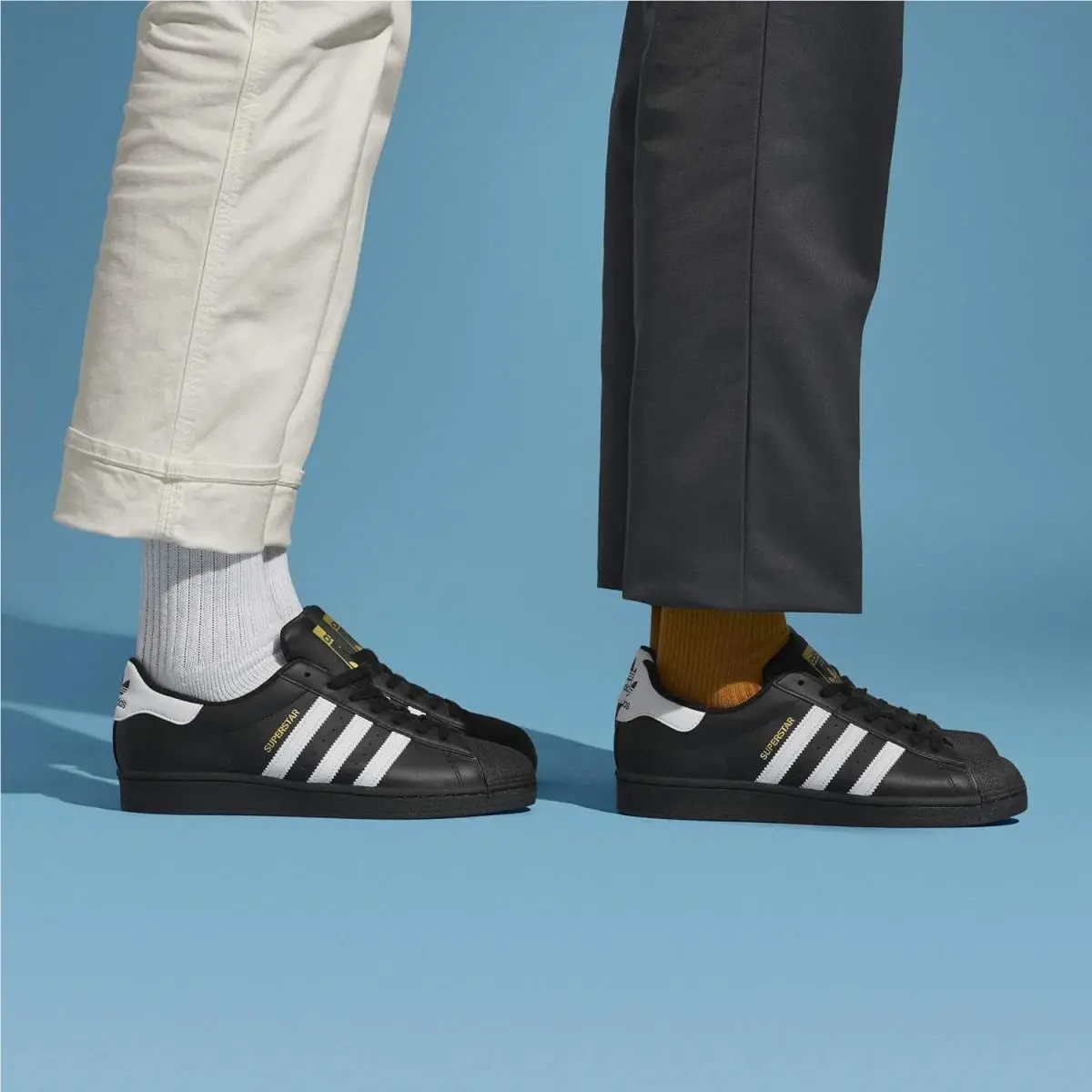 Adidas shoes - Black / White / Gold Metallic 11