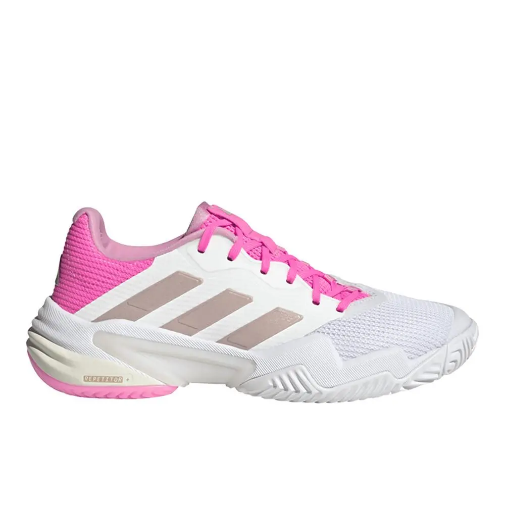 Adidas Barricade 13 Tennis Womens Pink White Sneakers Athletic Shoes JP9842
