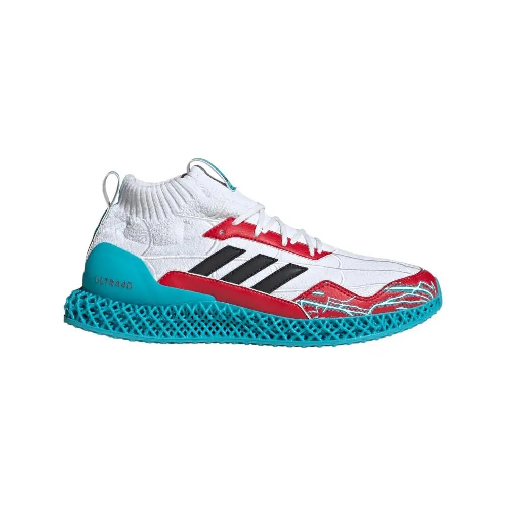 Adidas Ultra 4D Mid Marvel Mens White Sneakers Casual Shoes IG5342