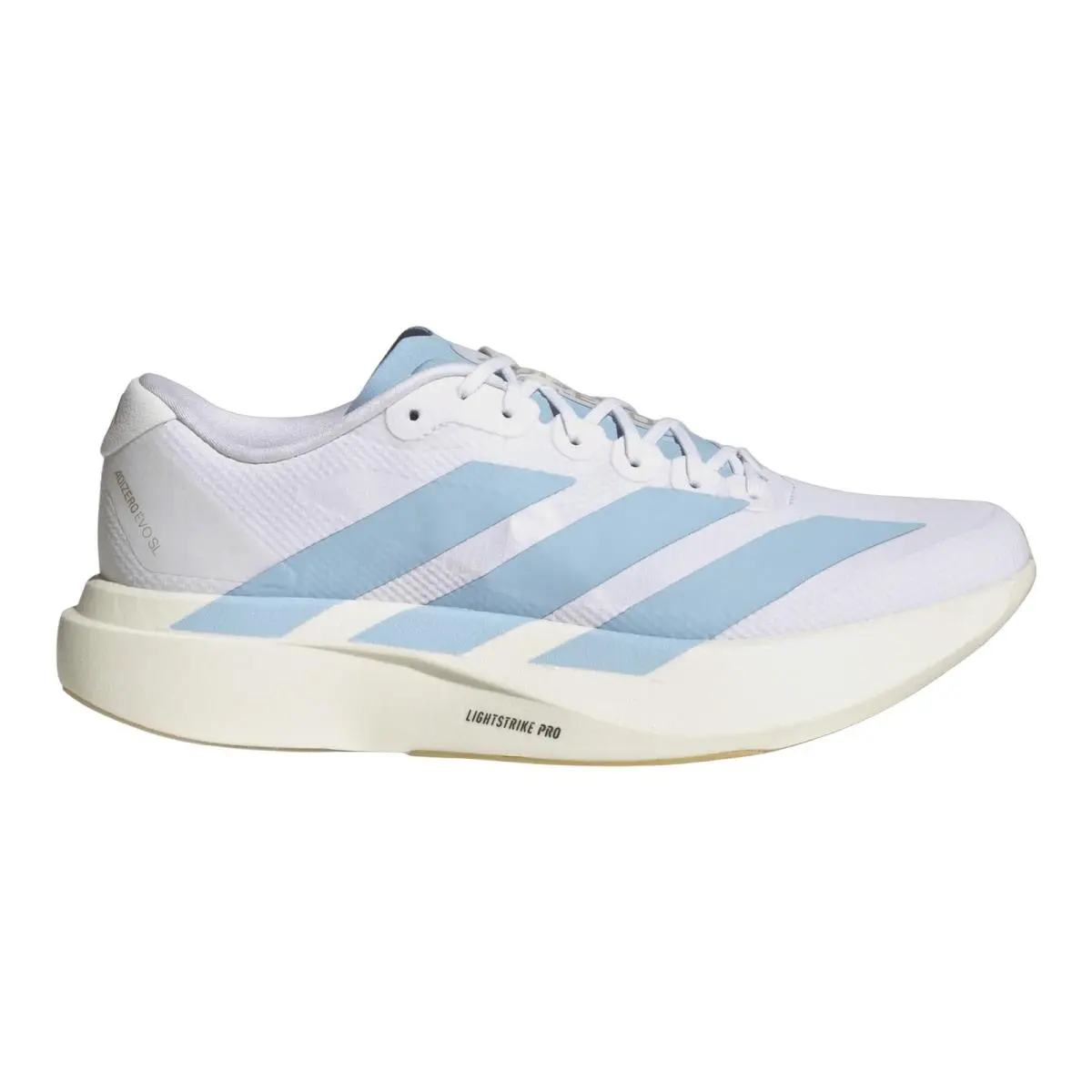 Adizero Evo SL Premium Running Shoes Sneakers Mens Size 8-14 Au Cloud White/Clear Blue/Matte Gold by Adidas