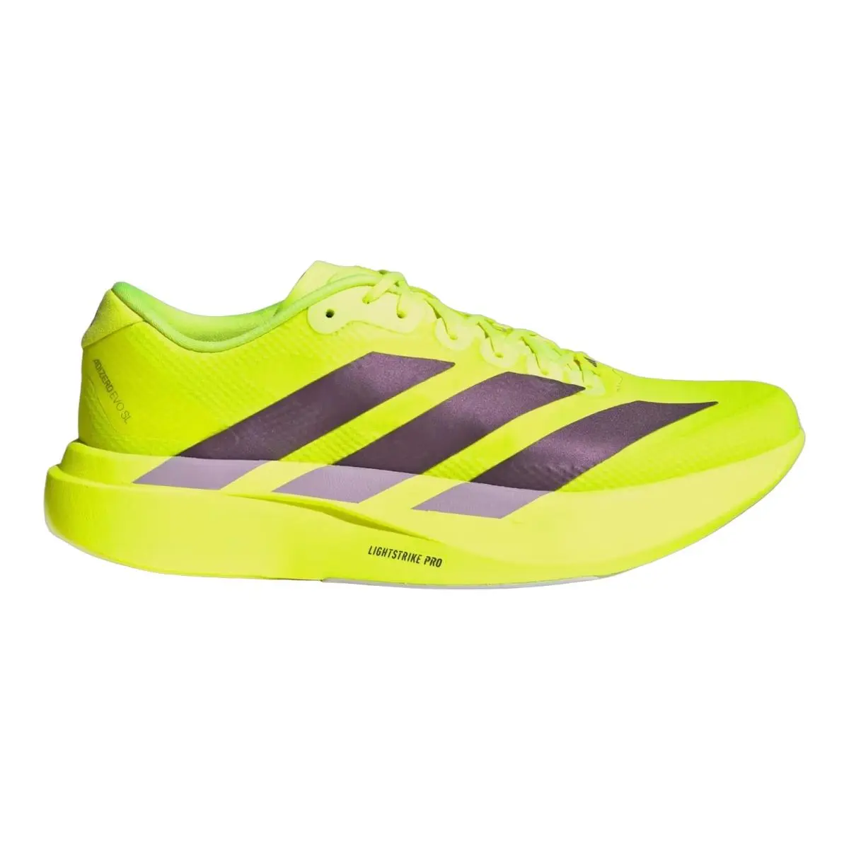 Adizero Evo SL Premium Running Shoes Sneakers Mens Size 8-14 Au Solar Yellow/Aurora Plum/Powder Plum by Adidas