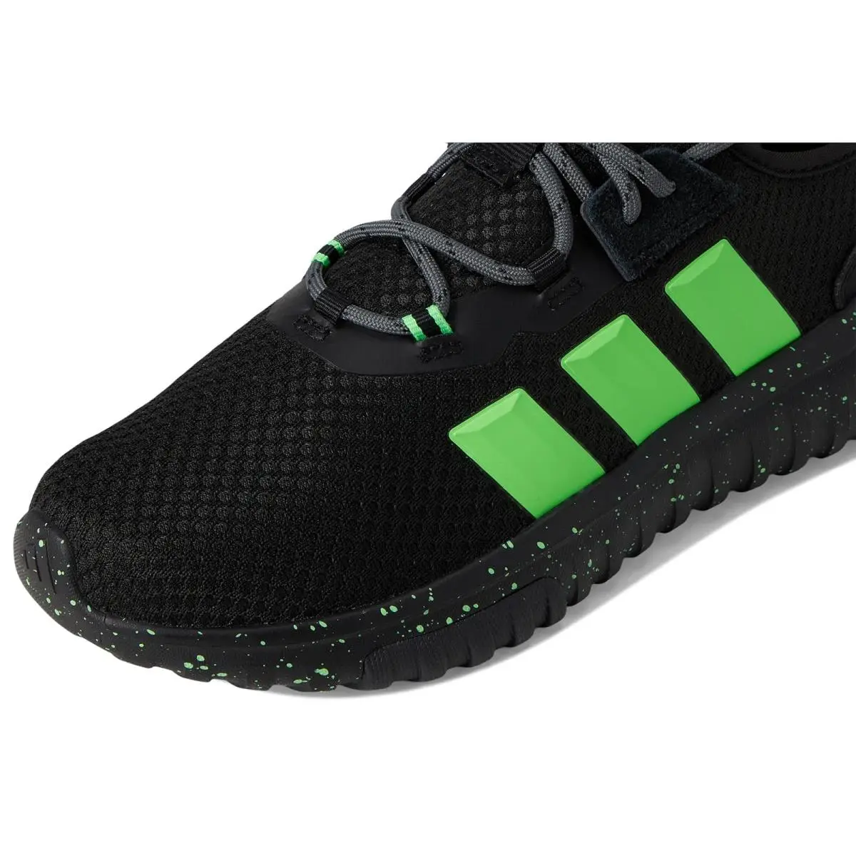 Adidas shoes - Black/Lime Burst/White 4