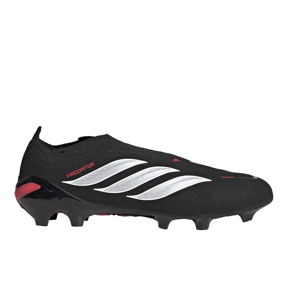 Predator League Laceless Firm Ground Soccer Cleats Unisex Black Sneakers by Adidas