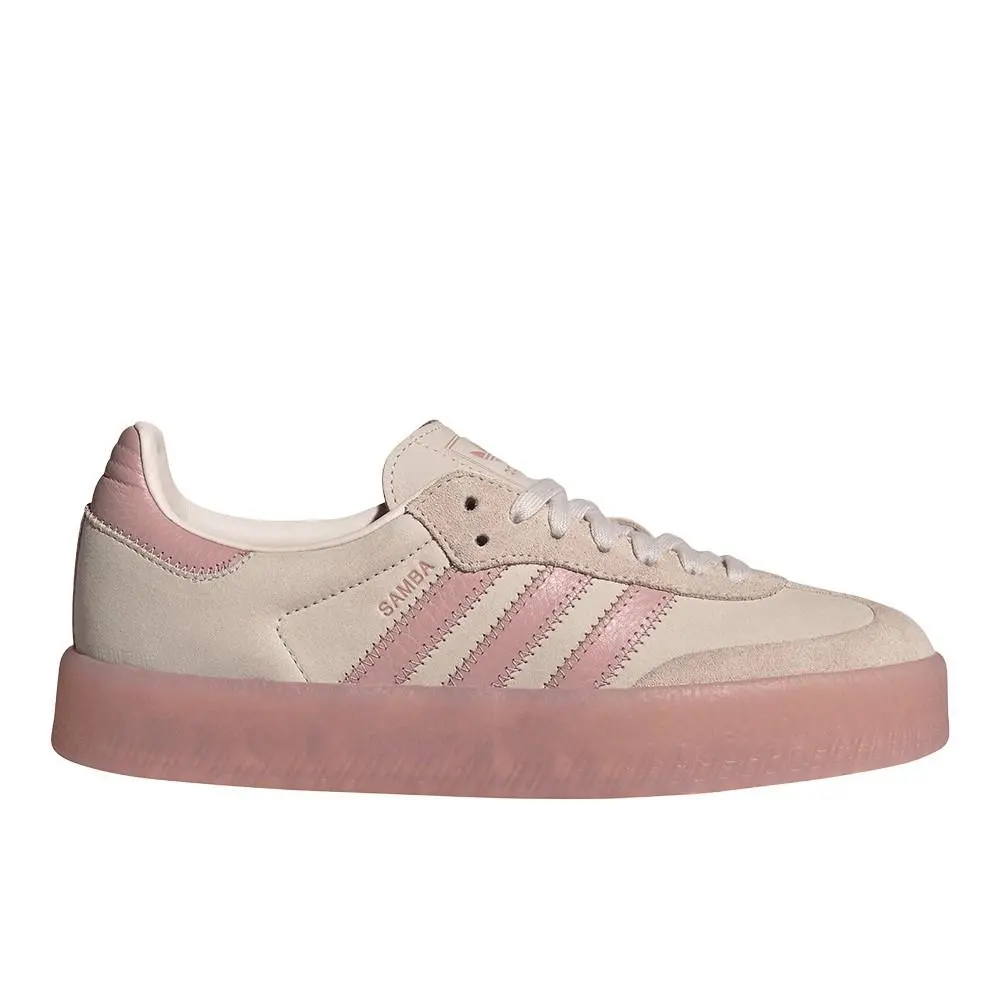 Adidas Sambae Womens Pink Sneakers Casual Shoes JS3956
