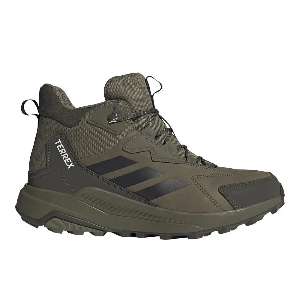 Adidas shoes - adidas Terrex Anylander Leather Mid Climaproof Hiking - SB1158-KH8877 - Green 5