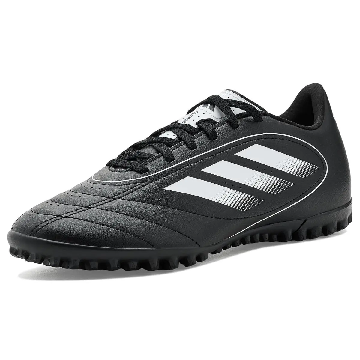 Unisex Sneakers Athletic Shoes  Goletto IX Turf Soccer Cleats Black/White by Adidas