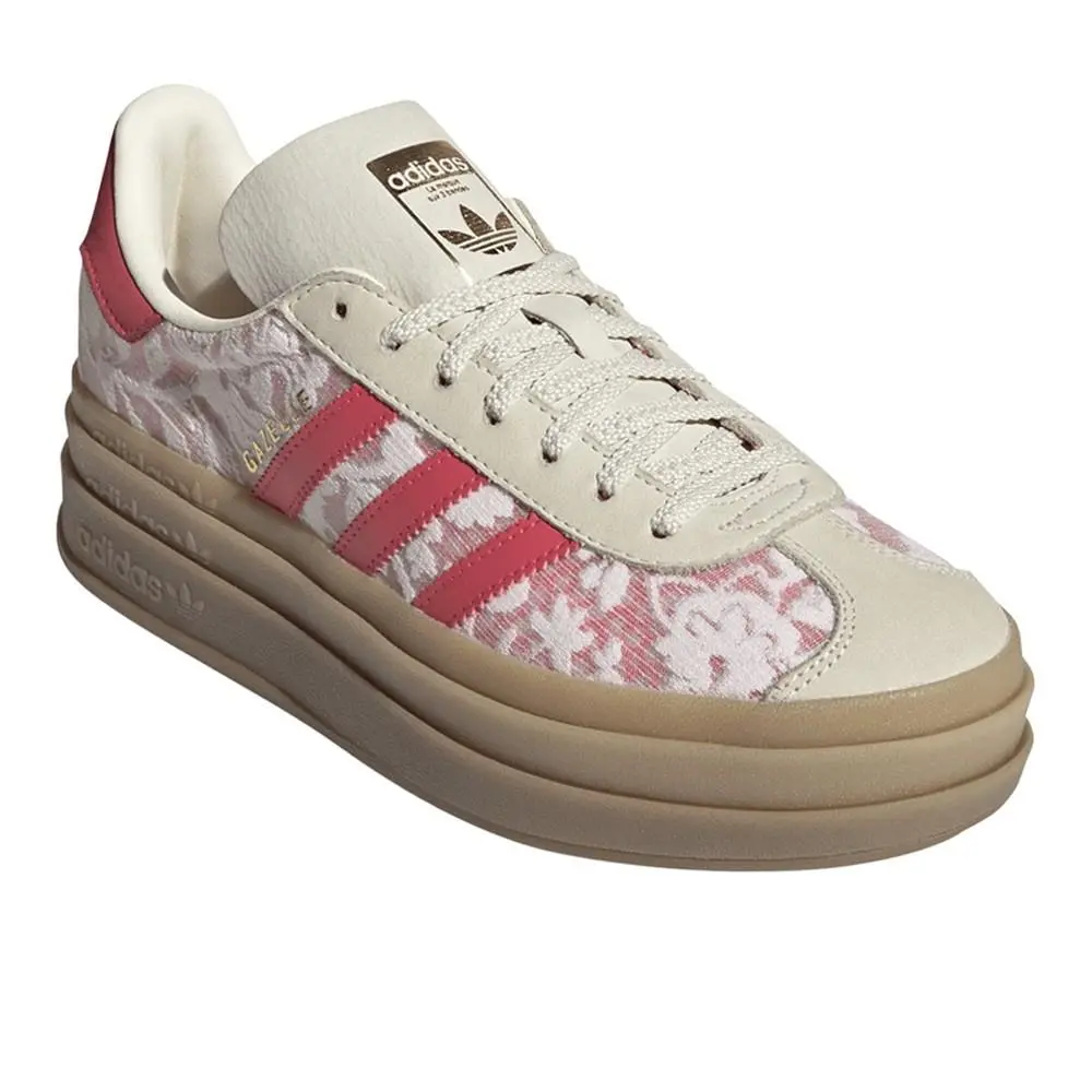 Adidas shoes - adidas Gazelle Bold X Liberty London - JR8885 - Off White, Pink 0
