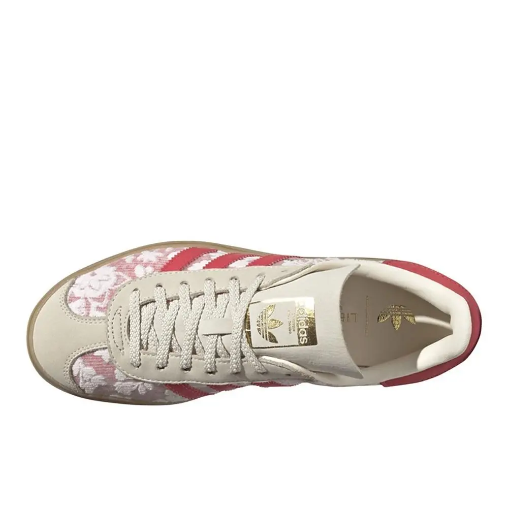 Adidas shoes - adidas Gazelle Bold X Liberty London - JR8885 - Off White, Pink 2