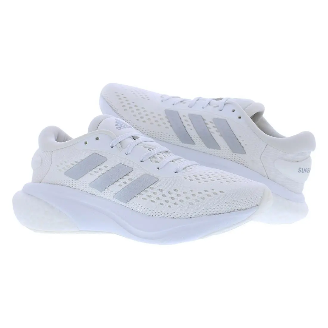 Adidas shoes - Cloud White/Silver Metallic/Cloud White, Main: White 1
