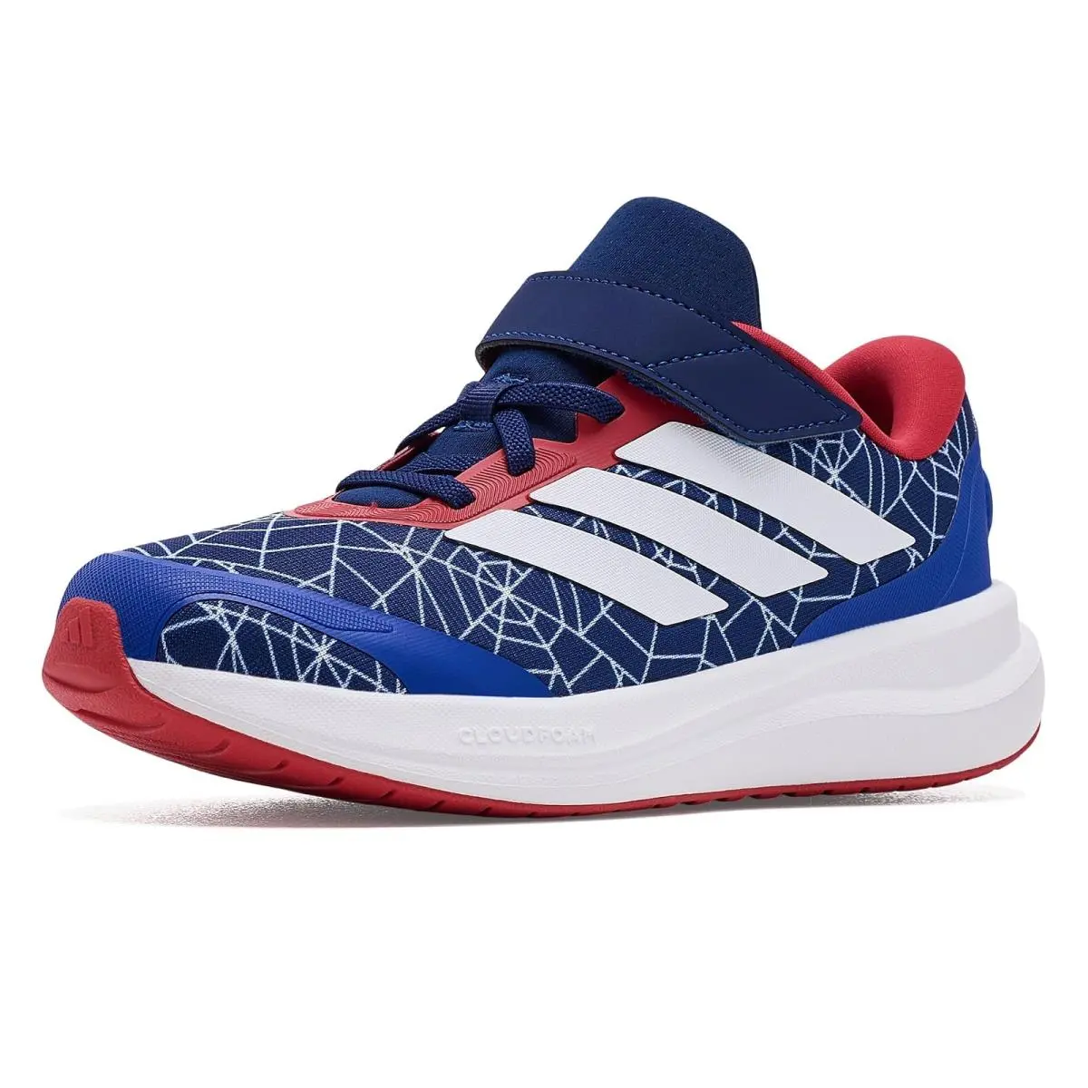 Adidas Kids Marvel Runfalcon 6 Elastic Lace Amp Strap Little Kid - Dark Blue/White/Pure Ruby