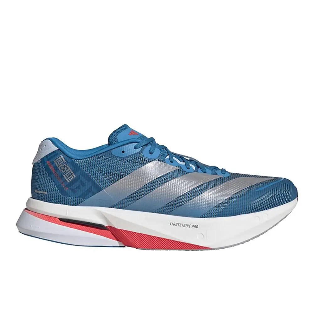 Adizero Boston 13 Mens Blue Sneakers Athletic Shoes SB1158-JR4868 by Adidas
