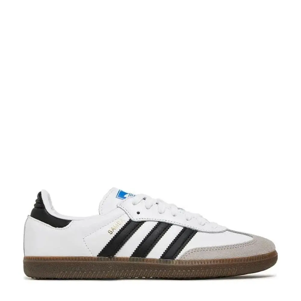 Samba OG White and Black Men`s Sneakers B75806 by Adidas