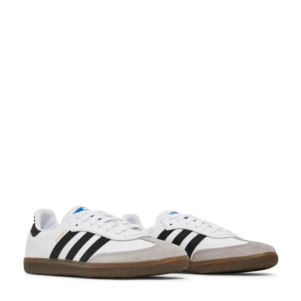 Adidas shoes - Adidas Samba OG White And Black - B75806 - White 18