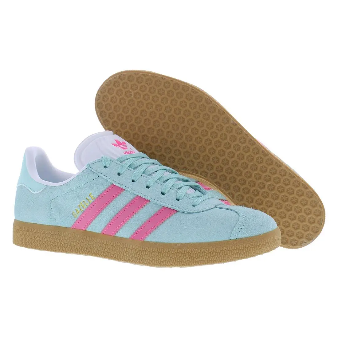 Adidas shoes - Semi Flash Aqua/Lucid Pink/Off White, Main: Green 3