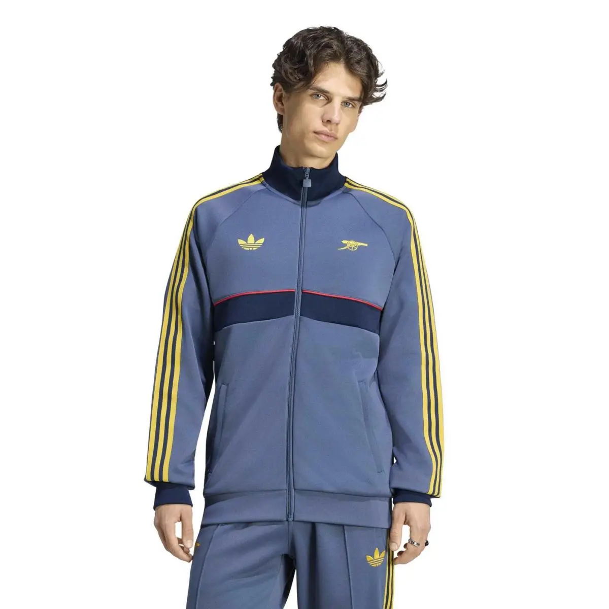 Men`s Adidas Originals Blue Arsenal Icon Full-zip Track Jacket