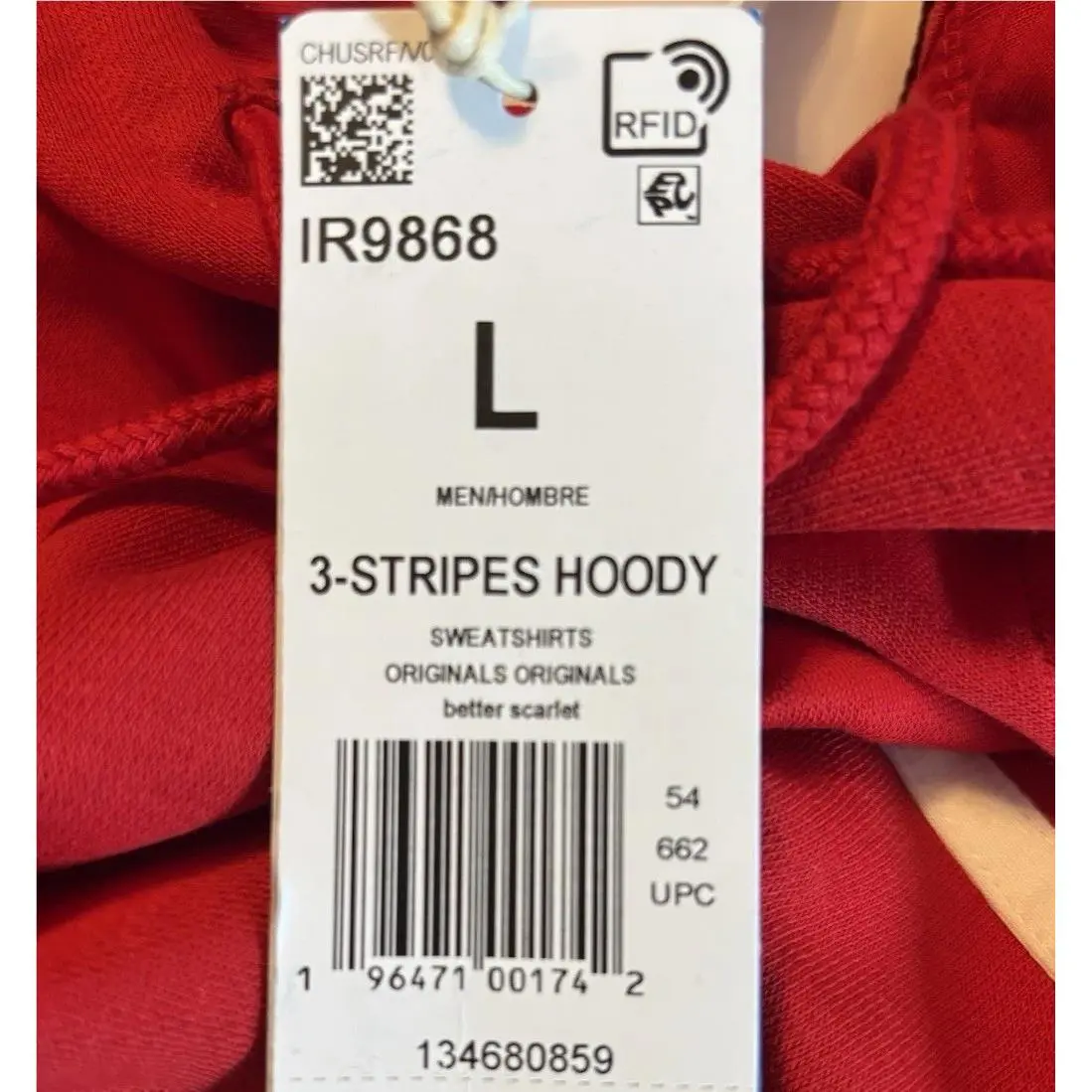 Adidas clothing - IR9868 - IR9868 - Red 12