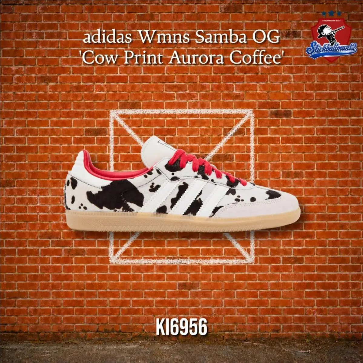 Adidas Samba OG Cow Print Aurora Coffee Women`s KI6956