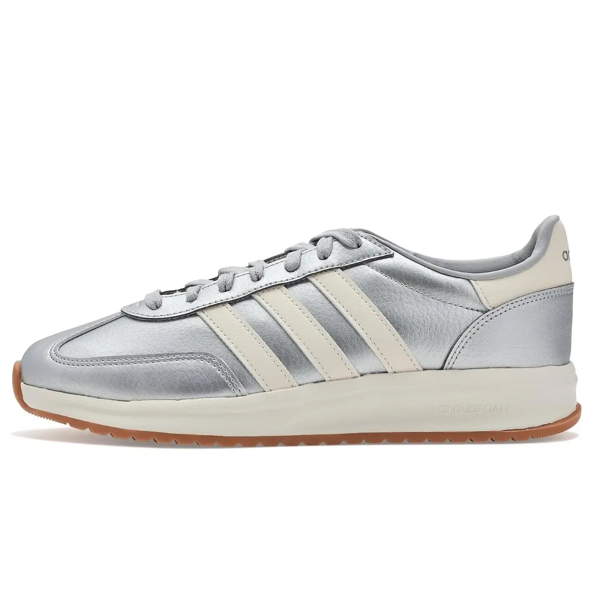 Adidas shoes - Silver Metallic/Off White/Grey 9