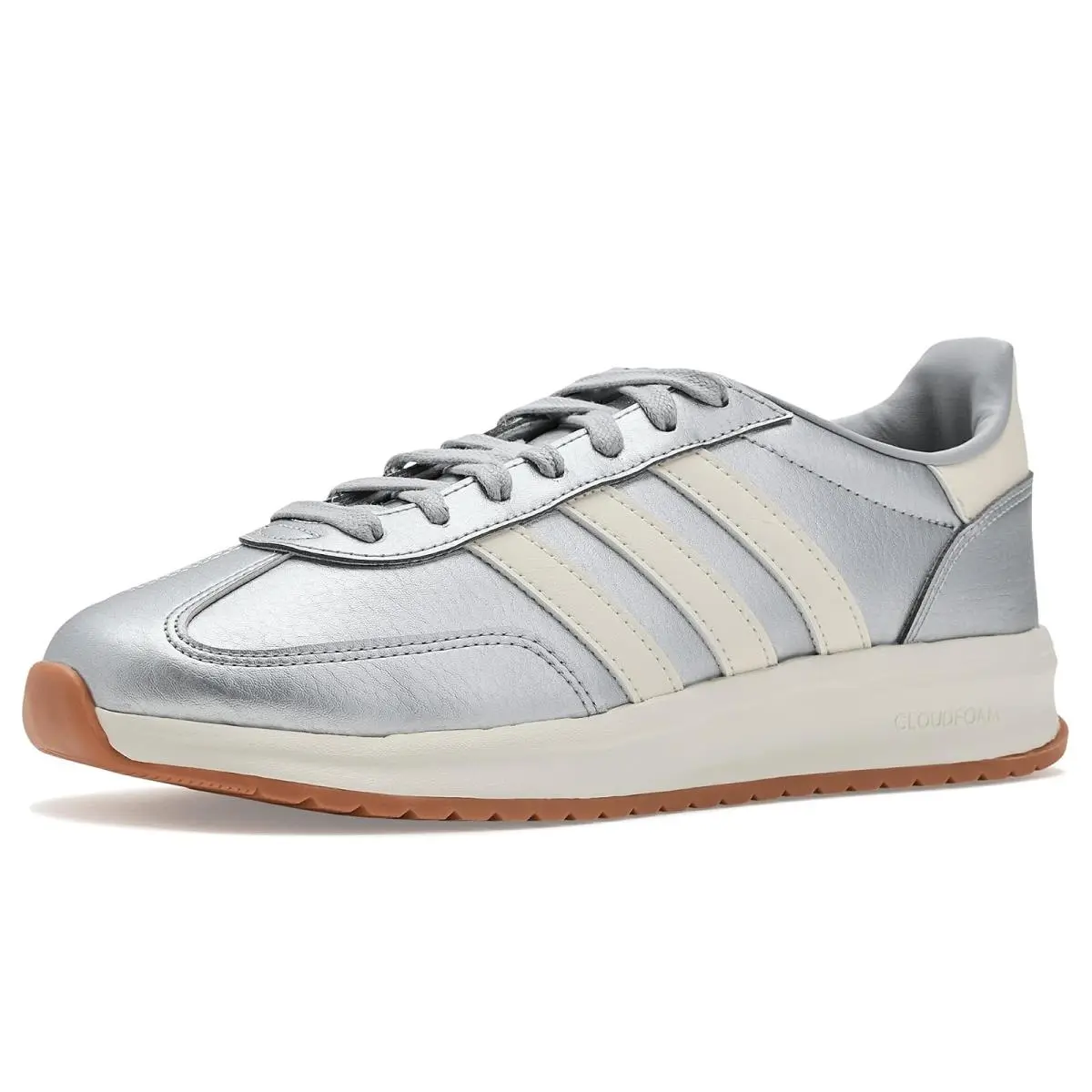 Woman`s Sneakers Athletic Shoes  Run 70s 2.0 Silver Metallic/Off White/Grey by Adidas