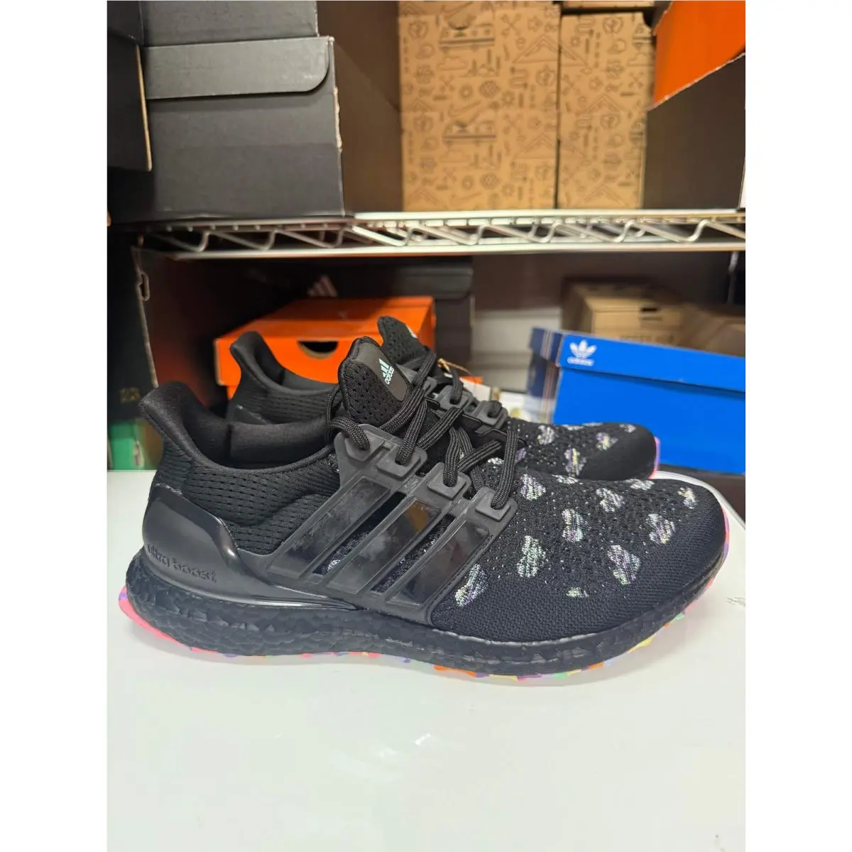 Men`s Ultraboost 1.0 Shoes Valentine`s Day Black HQ6174 by Adidas
