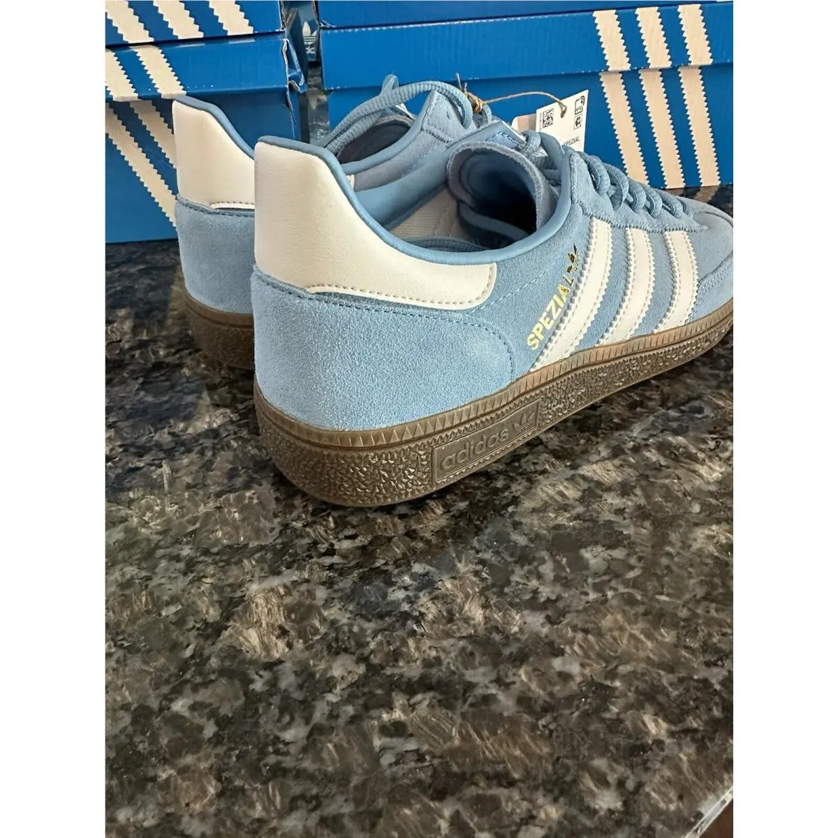 Adidas shoes - adidas Handball Spezial - Handball Spezial - BD7632 - Light Blue / Cloud White / Gum 4