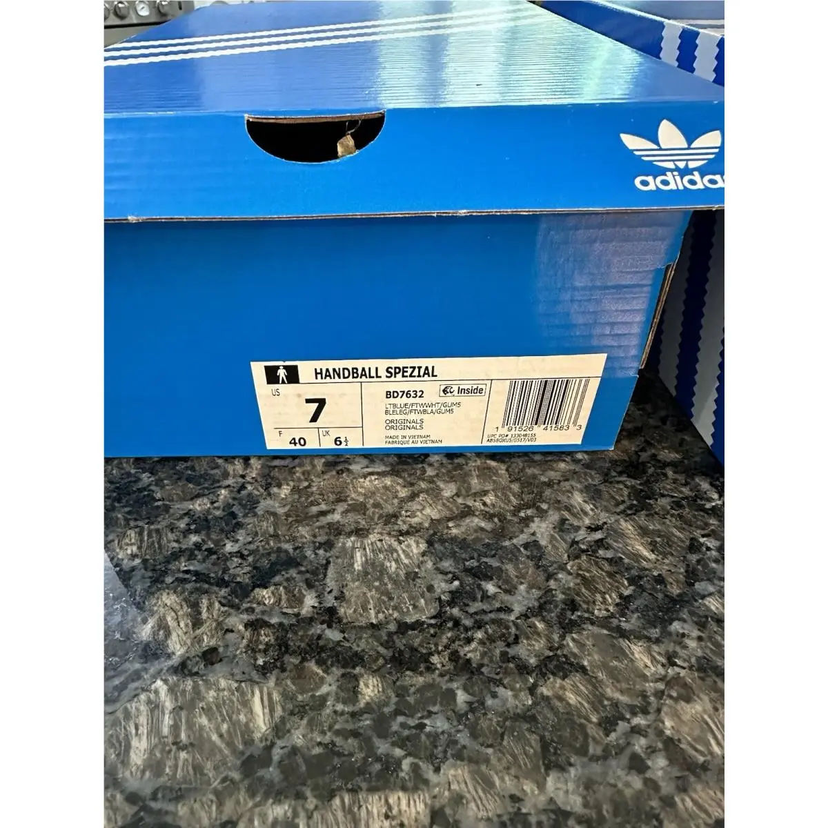 Adidas shoes - adidas Handball Spezial - Handball Spezial - BD7632 - Light Blue / Cloud White / Gum 26