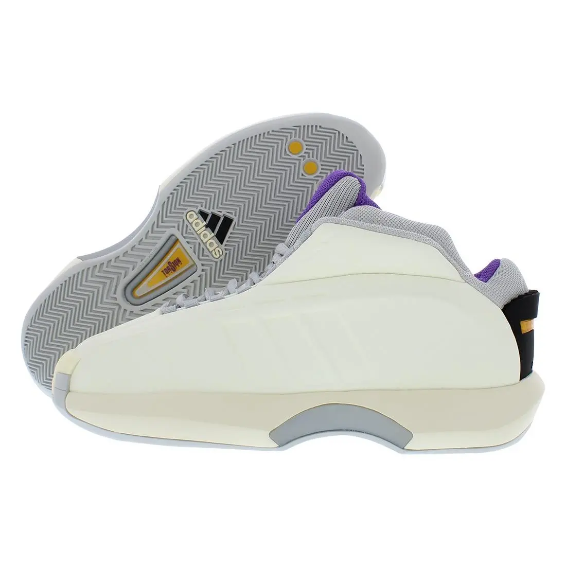 Crazy 1 Mens Shoes Color:cream/grey by Adidas