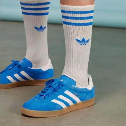 Adidas shoes - Blue Bird / Cloud White / Gum 25