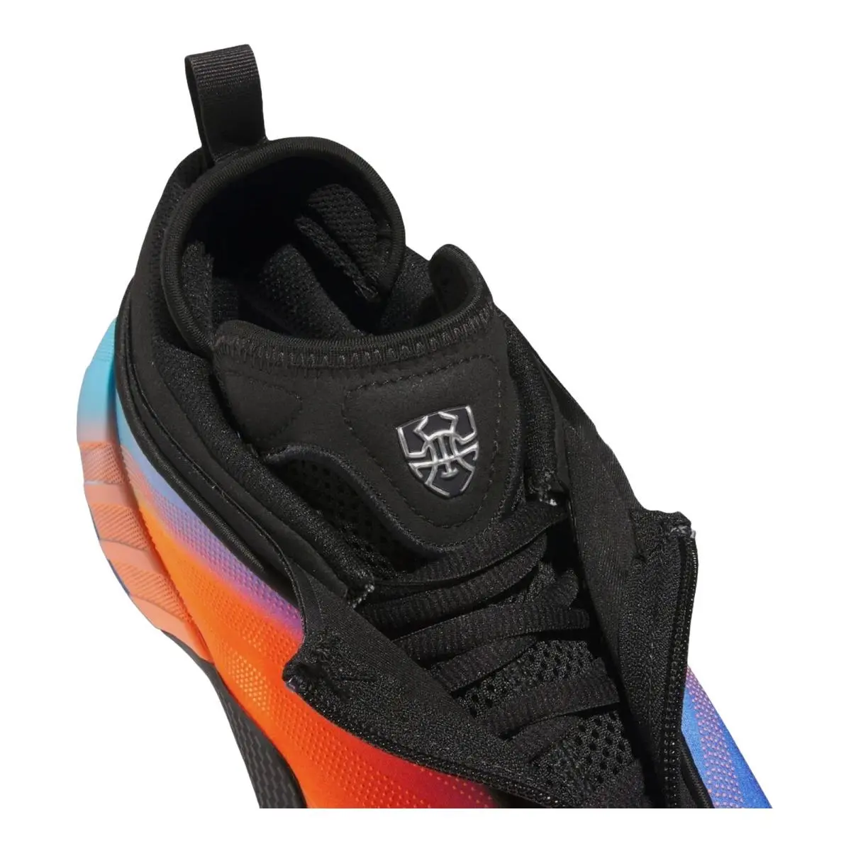 Adidas shoes - D.O.N Issue 7 - Issue - KJ8989 - Core Black/Lucid Orange/Silver Metallic 2