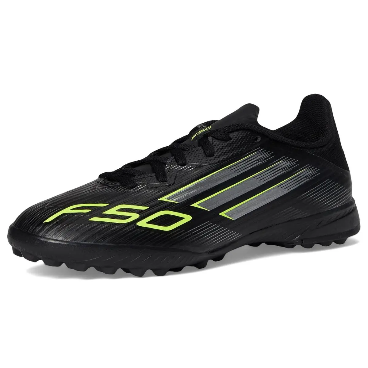 Adidas shoes - Black/Iron Metallic/Lucid Lemon 12