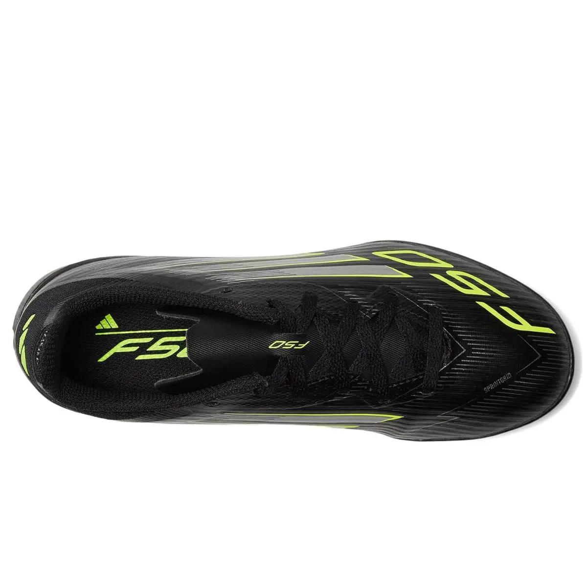Adidas shoes - Black/Iron Metallic/Lucid Lemon 7
