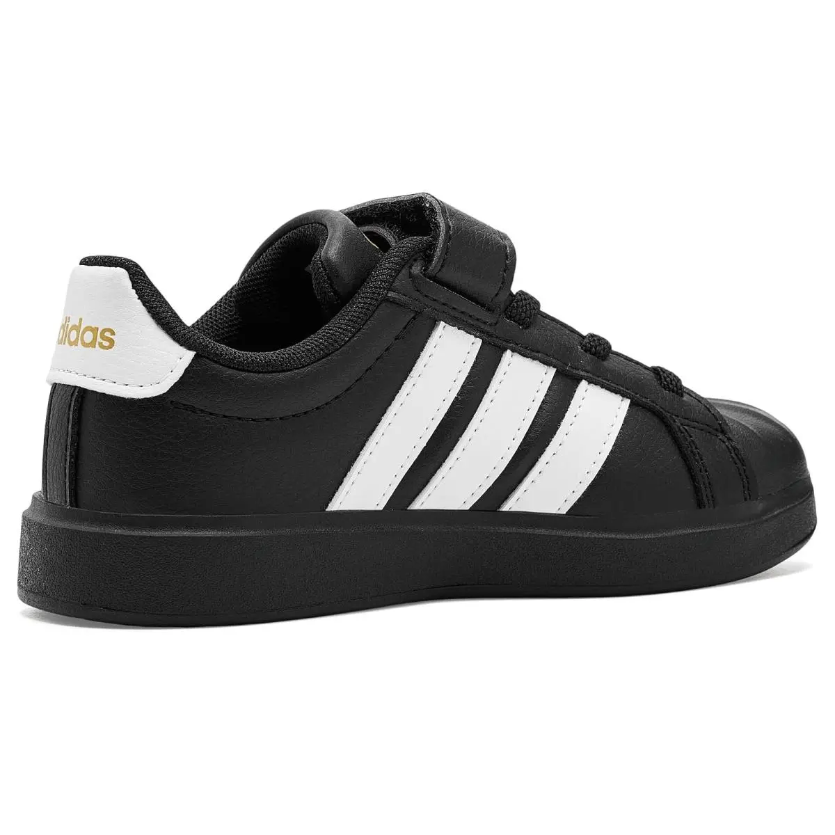 Adidas shoes - Black/White/Gold Metallic 1
