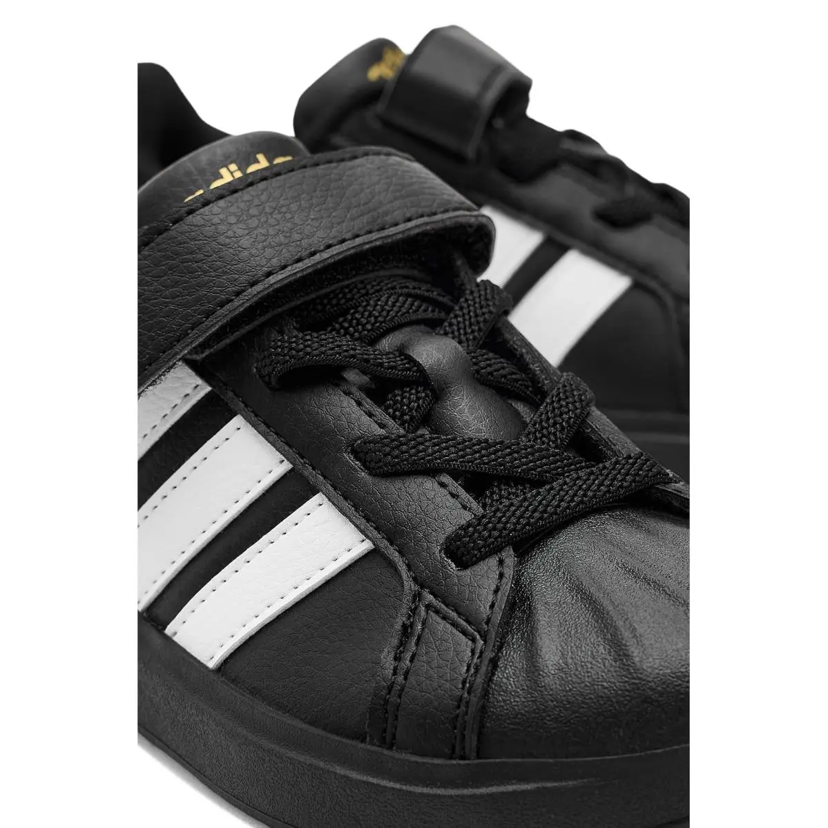 Adidas shoes - Black/White/Gold Metallic 11