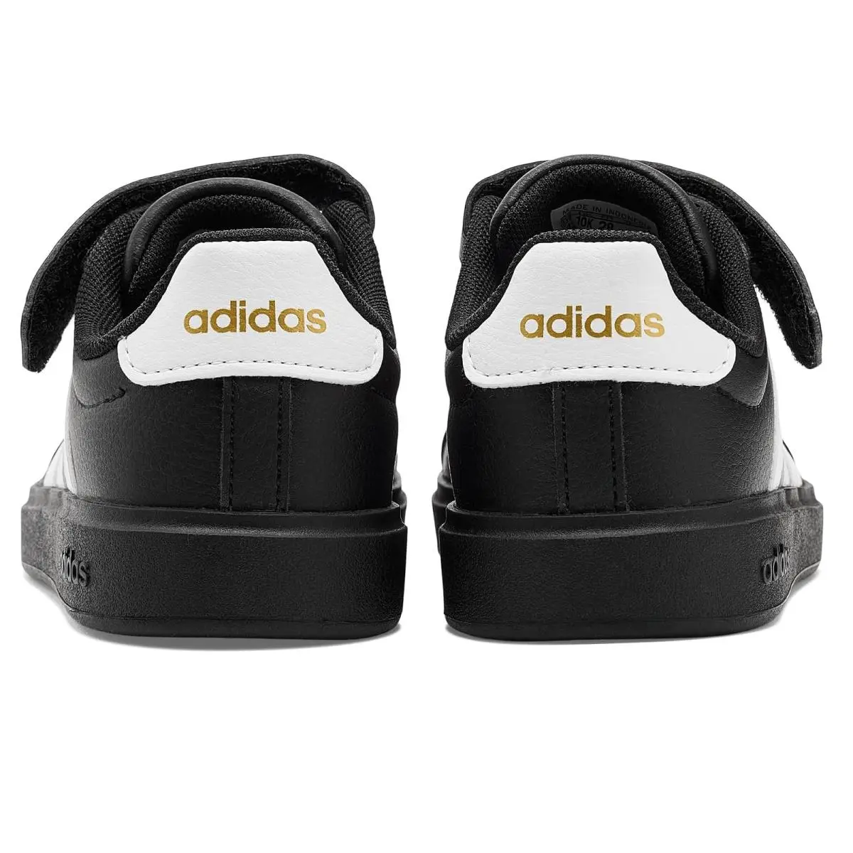 Adidas shoes - Black/White/Gold Metallic 12