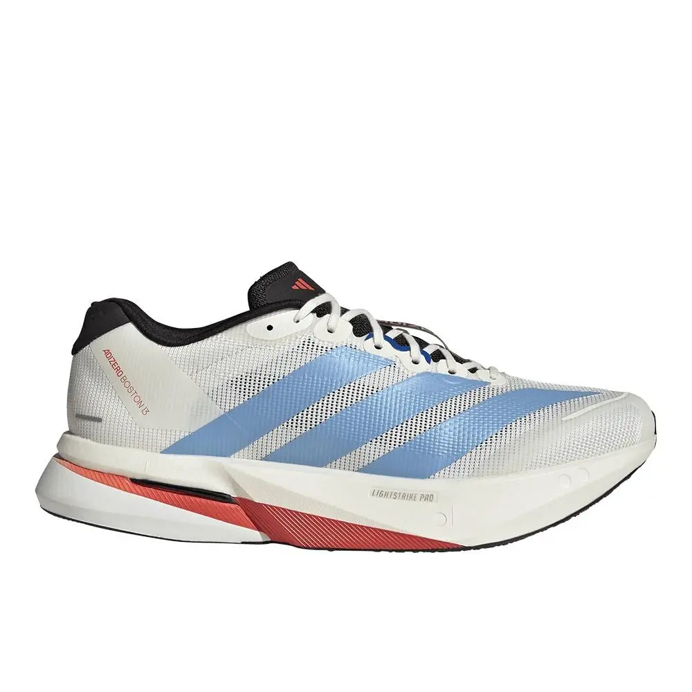 Adizero Boston 13 Running Mens White Sneakers Athletic Shoes SB1158-KK49 by Adidas