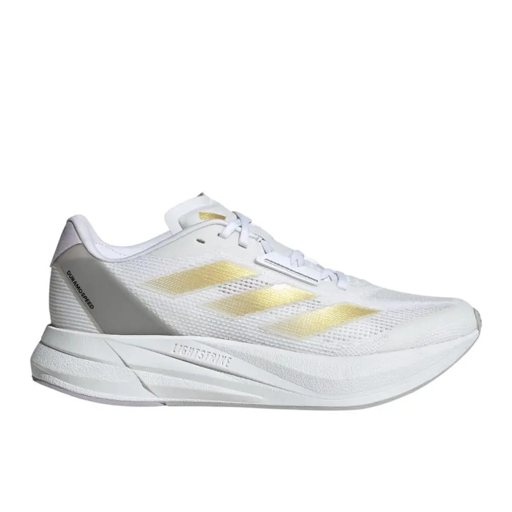 Duramo Speed Womens White Sneakers Athletic Shoes IE9687 by Adidas