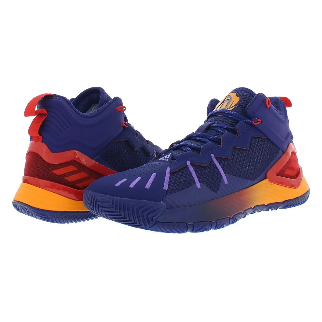 Adidas shoes - Navy/Red, Main: Blue 3