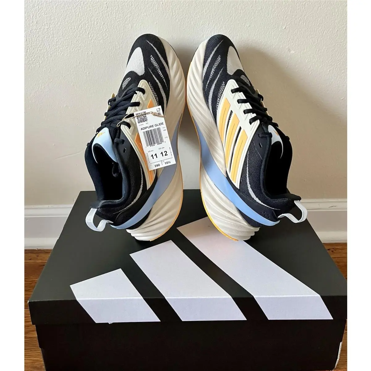 Adidas shoes - adidas adipure - adipure - Core Black / Silver Metallic / Cloud Whi 11