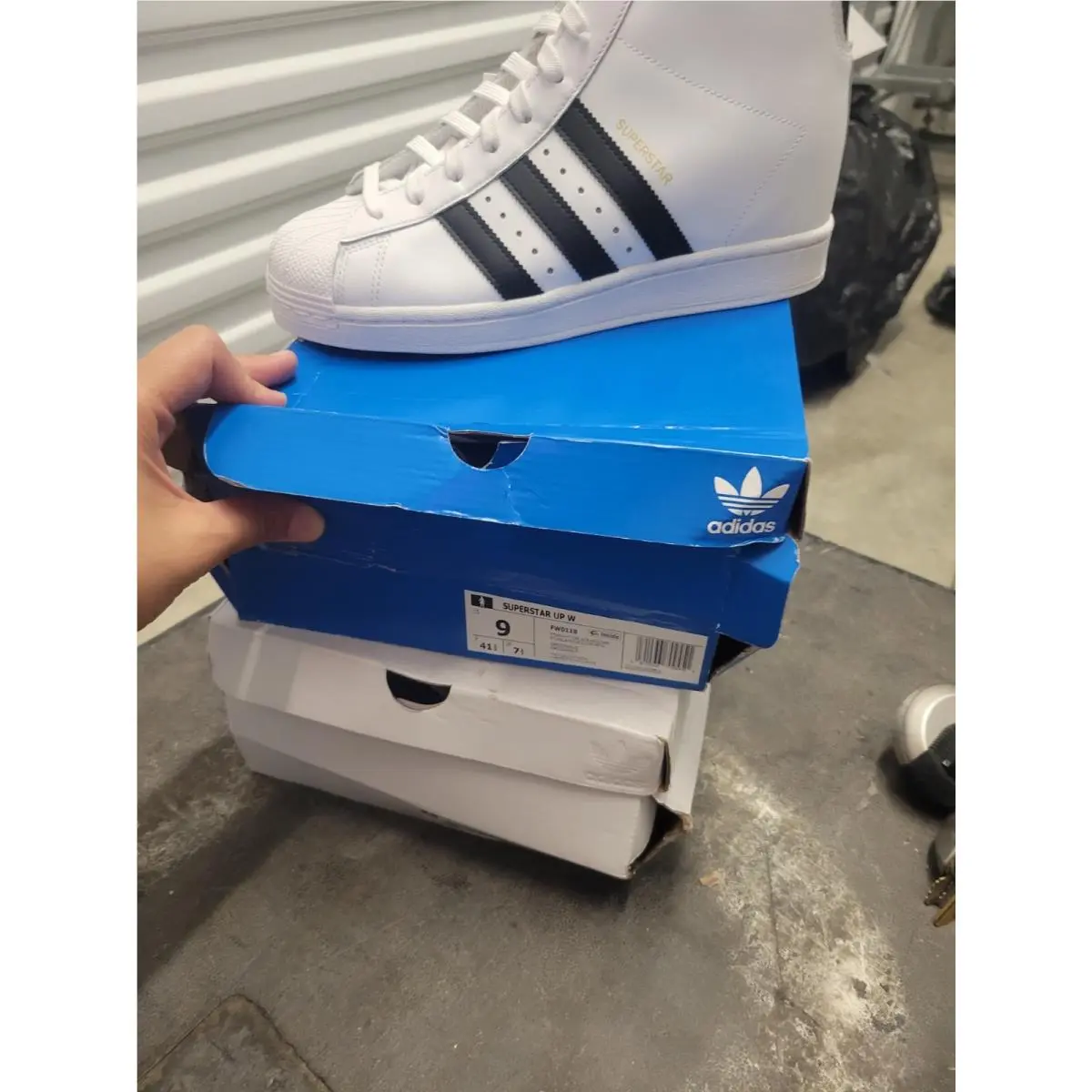 Adidas shoes - adidas superstar up - superstar - FW0118 - White 5