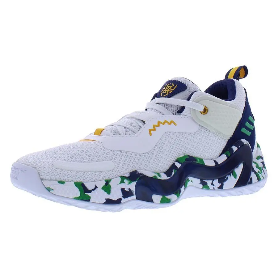 Adidas shoes - Footwear White/Navy Blue/Team Green, Main: White 3