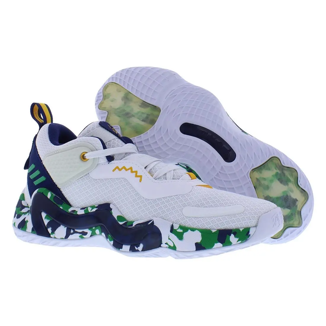 Adidas shoes - Footwear White/Navy Blue/Team Green, Main: White 4