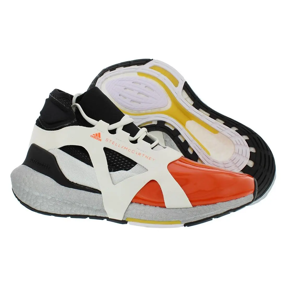 Adidas shoes - Cloud White/Signal Orange/Core Black, Main: White