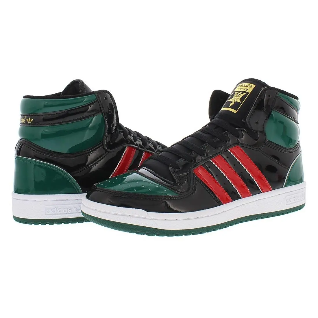 Adidas shoes - Black/Red/Green, Main: Black 4