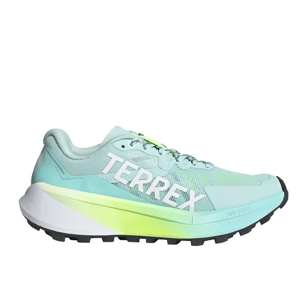 Adidas Terrex Agravic 3 Trail Running Womens Blue Sneakers Athletic Shoes JR525